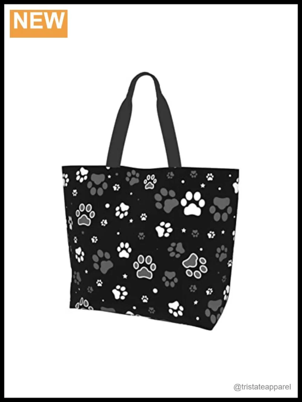 Large Capacity Polyester Tote Bag Reusable Grocery Shopping Beach Travel